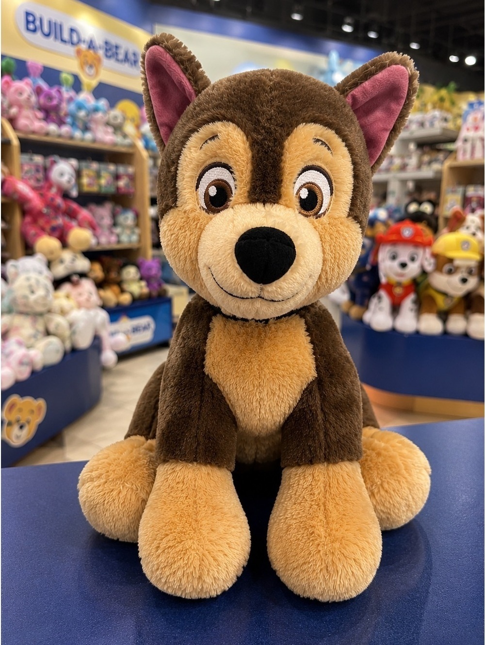 Build-A-Bear Paw Patrol Chase Plush Dog Nickelodeon Stuffed Animal 12”